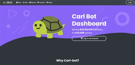 carl bot dashboard